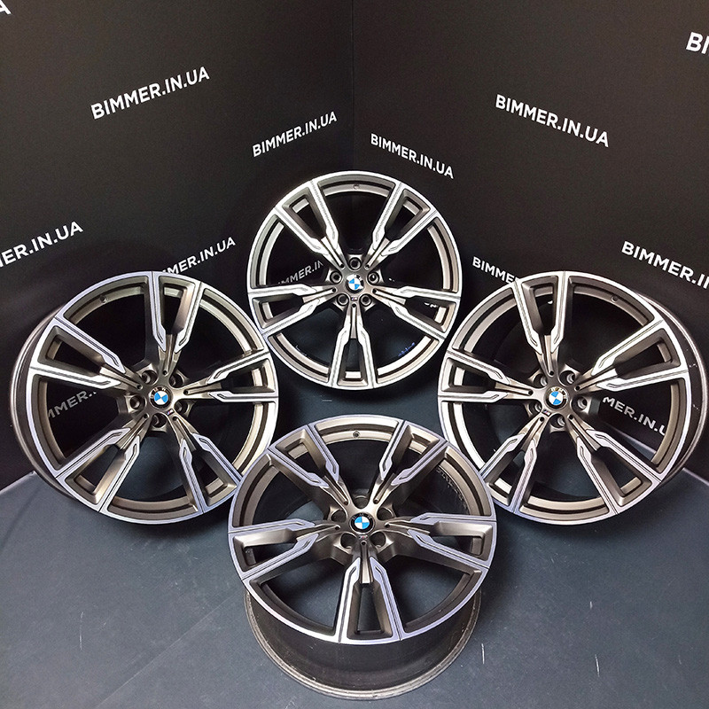 BIMMER | 22" 9.5-10.5J диски оригинал BMW(БМВ) X5(G05), X6(G06), стиль 747M, EOM 8072002, 8072003