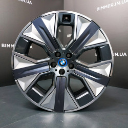 BIMMER | 21" 9J ЕТ36 диск оригінал BMW (БМВ) iX(i20) іХ(і20) стиль 1010, OEM 5A02654 gunmetal