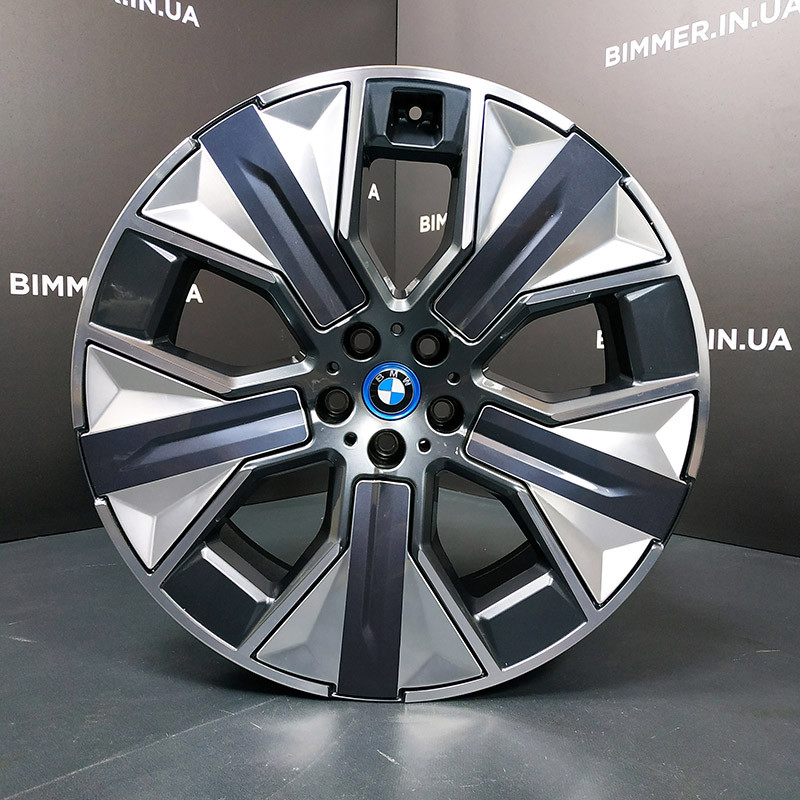BIMMER | 21" 9J ЕТ36 LA rim/wheel BMW iX(i20) style/styling 1010, OEM 5A02654 gunmetal