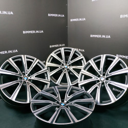 BIMMER | 22" 9.5-10.5J LA rims/wheels BMW X5 (G05) X6 (G06), style/styling 746i individual, EOM 8072000, 8072001