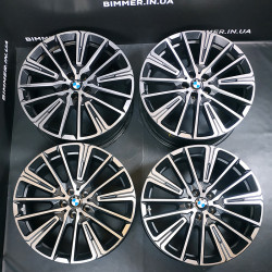 BIMMER | 20" 8J light alloy rims/wheels BMW series X1 iX1 (U11) X2 iX2 (U10), style/styling 869i individual, OEM 6898042