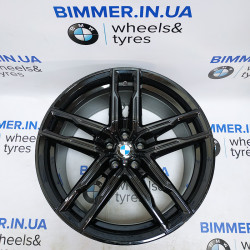 BIMMER | 20" 9.5J ET28 light alloy rim/wheel BMW series M8 (F91/F92), style/styling 810M black, OEM 8089566