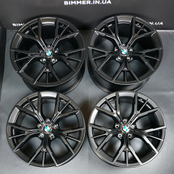 BIMMER | 19" light alloy rims/wheels BMW 5(G30/G31) 7(G11/G12), style/styling 845M, EOM 8747405, 8747406 black mat