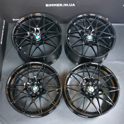 BIMMER | 20" light alloy rims/wheels BMW series M3(F80) M4(F82/F83), style/styling 666M black, OEM 8090192, 8090193
