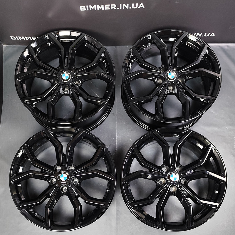 BIMMER | 19" 7.5J ЕТ32 LA rims/wheels BMW X3(G01) X4(G02), style/styling 694 black, OEM 6877328