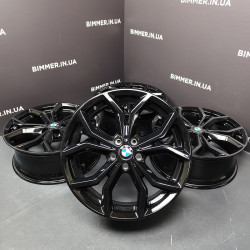 BIMMER | 19" 7.5J ЕТ32 LA rims/wheels BMW X3(G01) X4(G02), style/styling 694 black, OEM 6877328