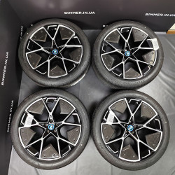 BIMMER | Genuine BMW alloy wheels iX (i20) 22" style (styling) 1022 M, OEM 5A3E050 5A02660