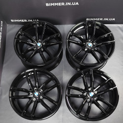 BIMMER | 18" 8J ET30 диски оригінал BMW (БМВ) 5(G30 G31), 6(G32) 7(G11 G12), стиль 662M чорний, OEM 8093915 7855081
