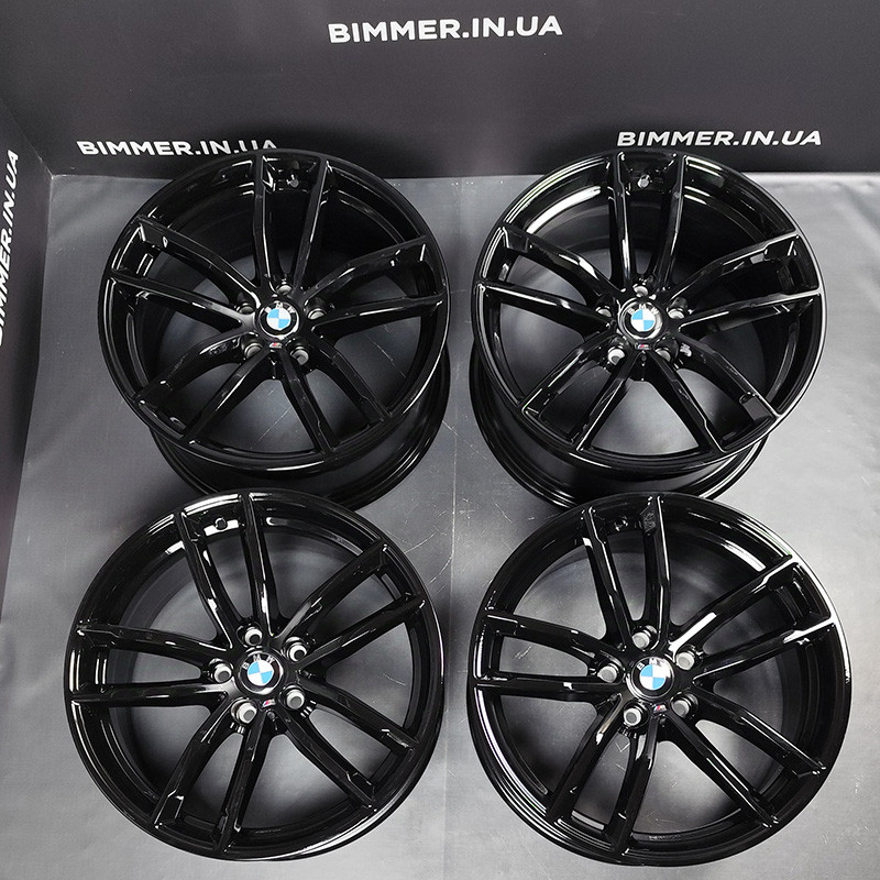 BIMMER | 18" 8J ET30 диски оригінал BMW (БМВ) 5(G30 G31), 6(G32) 7(G11 G12), стиль 662M чорний, OEM 8093915 7855081