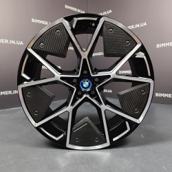 BIMMER | 22" 9.5J ЕТ37 LA rim/wheel BMW iX(i20) style/styling 1022M, OEM 5A02660 carbon