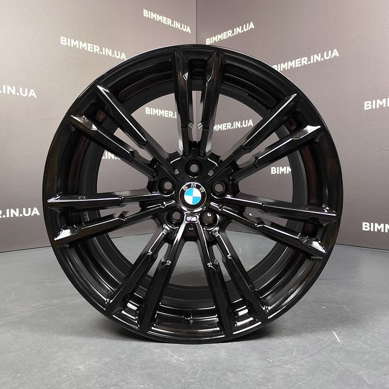 BIMMER | 20" 9.5J ET28 диск оригінал BMW (БМВ) M5 М5 (F90 ф90), стиль 706M чорний, OEM 8073977