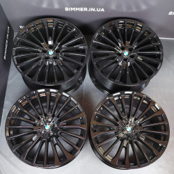 BIMMER | Комплект 22" 9.5-10.5J диски оригінал BMW(БМВ) X7(G07), стиль 757 чорнІ, EOM 6885144 6885463