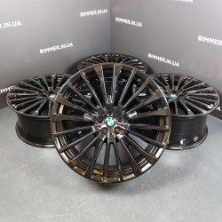 BIMMER | 22" LA rims/wheels BMW X7(G07), style/styling 757 black, EOM 6885144 6885463