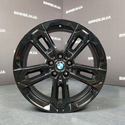 BIMMER | 19" 8J ET46 диск оригінал BMW (БМВ) X1 iX1 (U11) X2 iX2 (U10) стиль 871M OEM 5A1E230 чорний