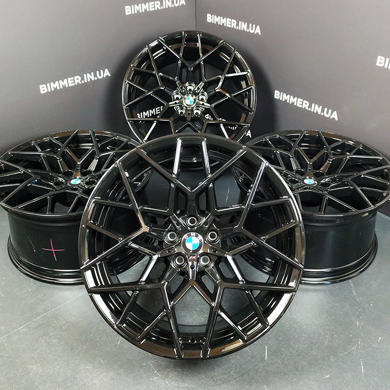 BIMMER | 20" light alloy rims/wheels BMW M5 (F90) M8 (F91/F92/F93), style/styling 813M, OEM 8089568 8089569 black