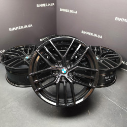 BIMMER | 19" 8.5J диски оригінал BMW (БМВ) серія 5 i5 (G60/G61) стиль 933 чорні, OEM 5A324D6