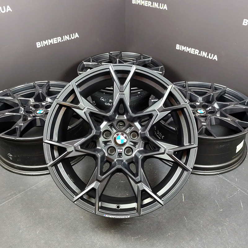BIMMER | 21" light alloy rims/wheels BMW series 5 i5 (G60/G61), style/styling 943M, OEM 5A32512, 5A32513