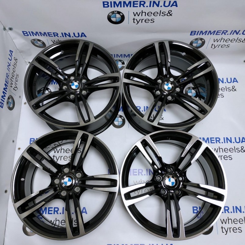 BIMMER | 19" диски BMW (БМВ) M2(F87), M3(F80), M4(F82/F83), стиль 437M, OEM 2284550, 2284551 чорний