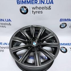 BIMMER | 18" 8J ET30 диск оригинал BMW (БМВ) 5(G30/G31) 6(G32) 7(G11/G12), стиль 684 orbitgray, OEM 6874441