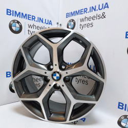 BIMMER | 18" 7.5J ET51 light alloy rim/wheel BMW series/models X1 (F48, F49), X2 (F39), style/styling 569, OEM 6856070