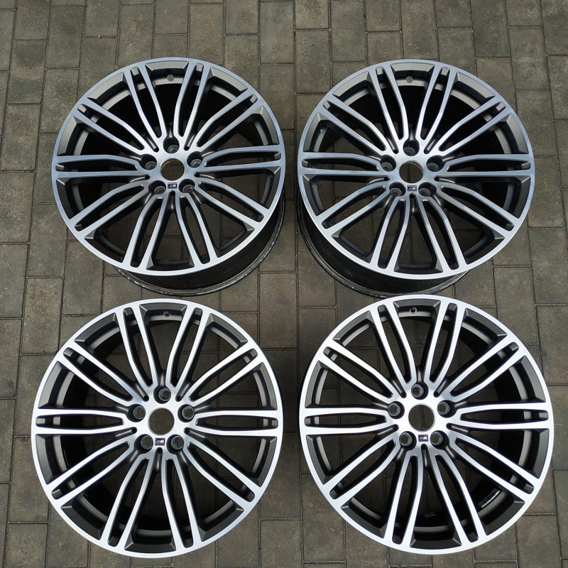 BIMMER | 19" 8-9J диски оригінал BMW (БМВ) 5(G30/G31), 7(G11/G12), стиль 664M titan mat, OEM 7855085 7855086