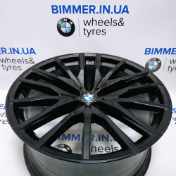 BIMMER | 22" 10.5J ЕТ43 диск BMW(БМВ) X5(G05) X6(G06), стиль 742M чорний, задній EOM 9882611
