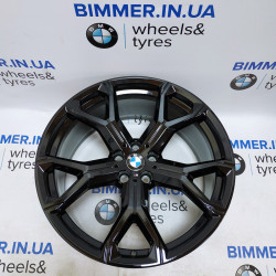 BIMMER | 21" 9.5J ЕТ37 LA rim BMW X5(G05) X6(G06), style/styling 741M black, front EOM 8071998