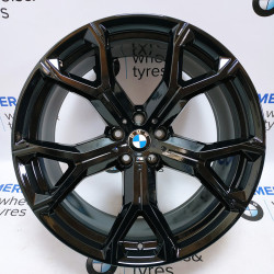 BIMMER | 21" 9.5J ЕТ37 LA rim BMW X5(G05) X6(G06), style/styling 741M black, front EOM 8071998