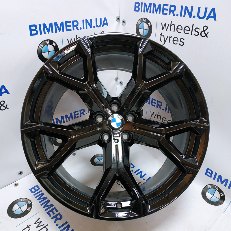 BIMMER | Диск 21" 10.5J ЕТ43 BMW(БМВ) X5(G05) X6(G06), стиль 741M чорний, задній EOM 8071999