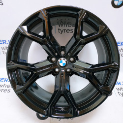 BIMMER | 21" 10.5J ЕТ43 LA rim BMW X5(G05) X6(G06), style/styling 741M black, rear EOM 8071999