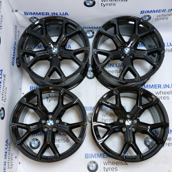 BIMMER | 21" 9.5-10.5J диски БМВ (BMW) X5 (G05), X6 (G06), стиль 741M, EOM 8071998, 8071999 чорні