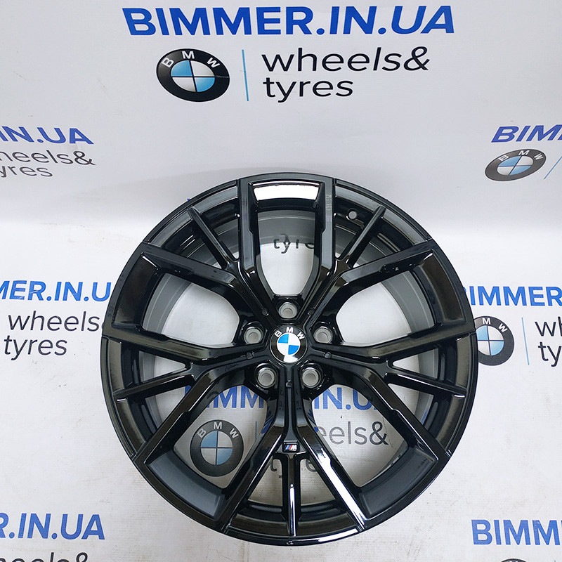 BIMMER | 19" 8J ЕТ30 диск оригінал BMW (БМВ) 5(G30/G31) 6(G32) 7(G11/G12), стиль 845M чорний, EOM 8747405