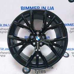 BIMMER | 19" 9J ЕТ44 диск оригинал BMW (БМВ) 5(G30/G31) 6(G32) 7(G11/G12), стиль 845 M чёрный, EOM 8747406