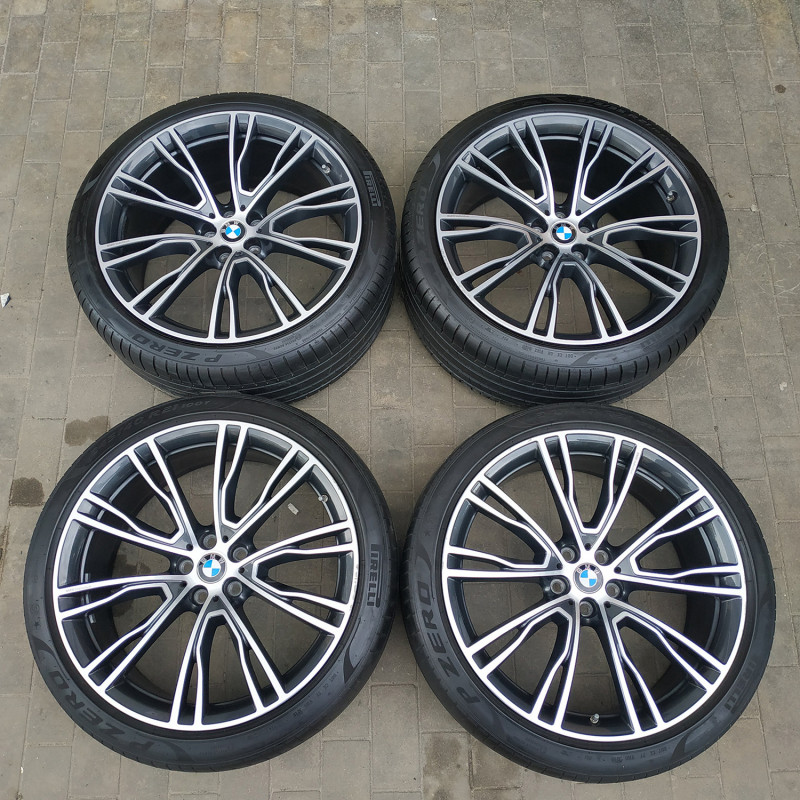 BIMMER | Комплект коліс: 21" диски BMW (БМВ) X3 (G01), X4 (G02), стиль 726i individual, OEM 8043670 / 8043671 + літні шини