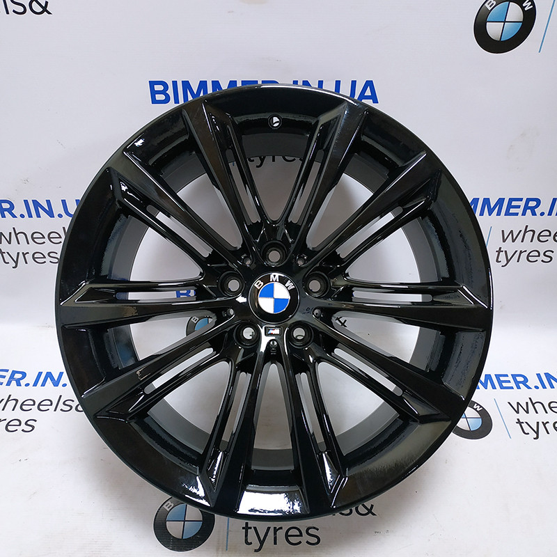 BIMMER | 20" 9J ET44 задний диск BMW (БМВ) 5 (F10/F11), 6 (F06/F12/F13), стиль 464M чёрный, OEM 6854561
