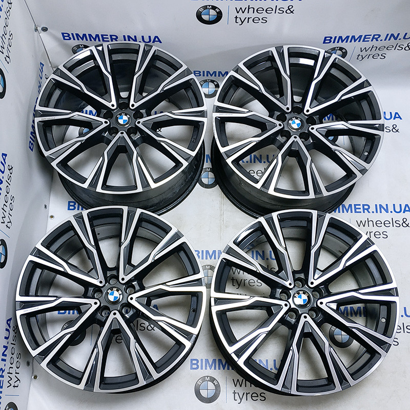BIMMER | Комплект 22" диски оригінал BMW(БМВ) X7(G07), стиль 758i individual, EOM 8074222 8090109