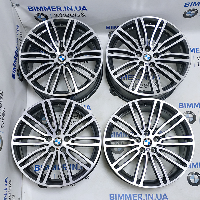 BIMMER | 19" light alloy rims/wheels BMW 5(G30/G31) 7(G11/G12), style/styling 664M orbitgray, OEM 7855083