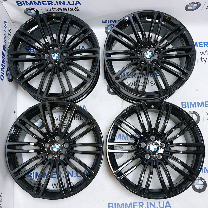 BIMMER | 19" 8J диски оригинал BMW (БМВ) 5(G30/G31), 7(G11/G12), стиль 664M чёрный, OEM 7856925