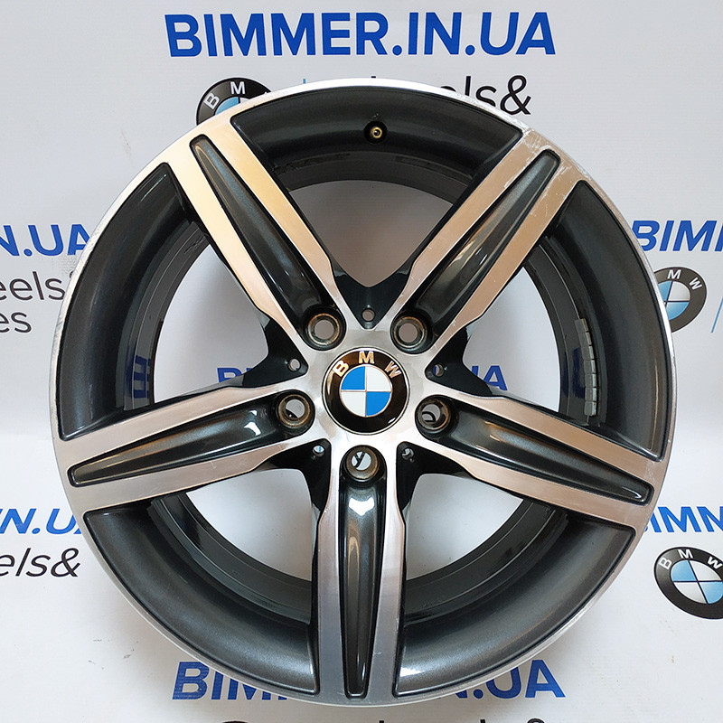 BIMMER | 17" 7.5J ET43 диск оригинал BMW (БМВ) 1(F20/F21) 2(F22/F23) стиль 379, OEM 6850151