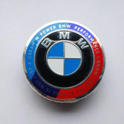 BIMMER | Ковпачки в центральний отвір колісних дисків BMW 56мм з гаслом: ''BMW M"  (6850834)