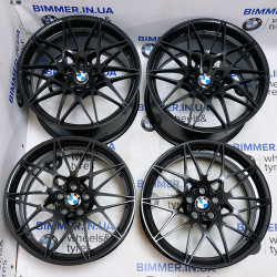 BIMMER | 20" light alloy rims/wheels BMW series M3(F80) M4(F82/F83), style/styling 666M black, OEM 8090192, 8090193