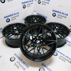 BIMMER | 20" диски оригінал BMW (БМВ) M3(F80) M4(F82, F83) стиль 666M чорний, OEM 8090192, 8090193