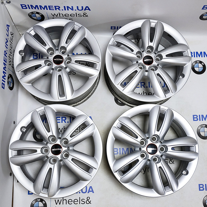BIMMER | 17" 7J ЕТ54 диски оригінал MINI (Міні) Cooper (Купер)/One/JCW (F55/F56/F57), стиль 501, EOM 6855107