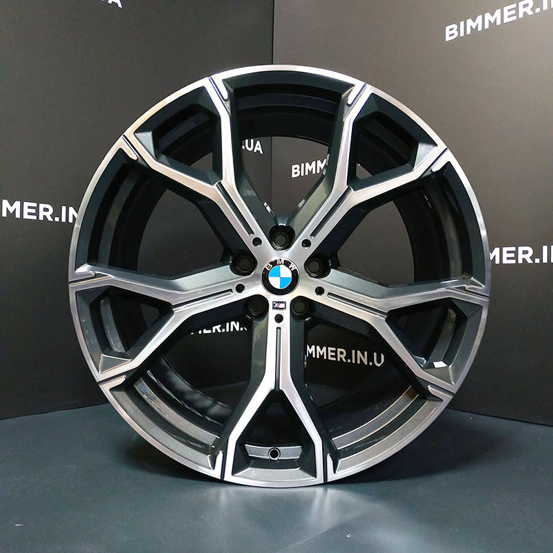 BIMMER | 21" 9.5J ЕТ37 LA rim BMW X5(G05) X6(G06), style/styling 741M, front EOM 8071998