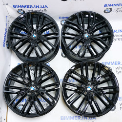 BIMMER | 20" 8-9J диски оригінал BMW (БМВ) 5(G30/G31) 6(G32) 7(G11/G12), стиль 846M, OEM 8747236, 8747237 чорний