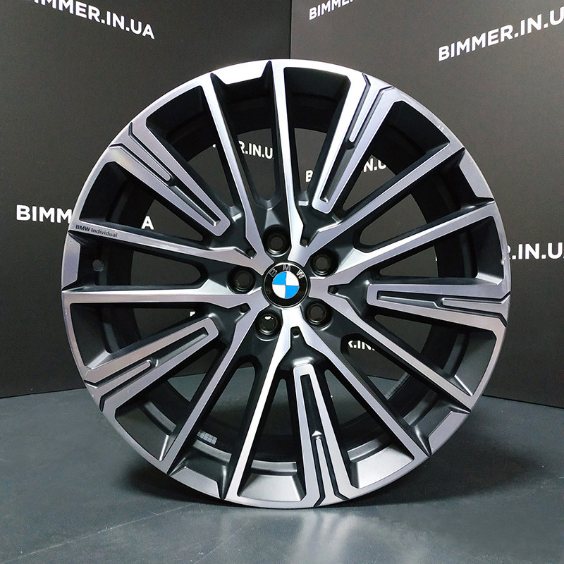 BIMMER | 20" 8J ET46 light alloy rim/wheel BMW series X1 iX1 (U11) X2 iX2 (U10), style/styling 869i individual, OEM 6898042