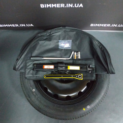 Запаска/докатка BMW (БМВ) X5 G05 G65 X6 G06 X7 G07 X5M X6M F96 iX3 NA5 iX4 NA7 155/80 R19 Комплект домкрат ключ Х5 Х6 іХ3 іХ4